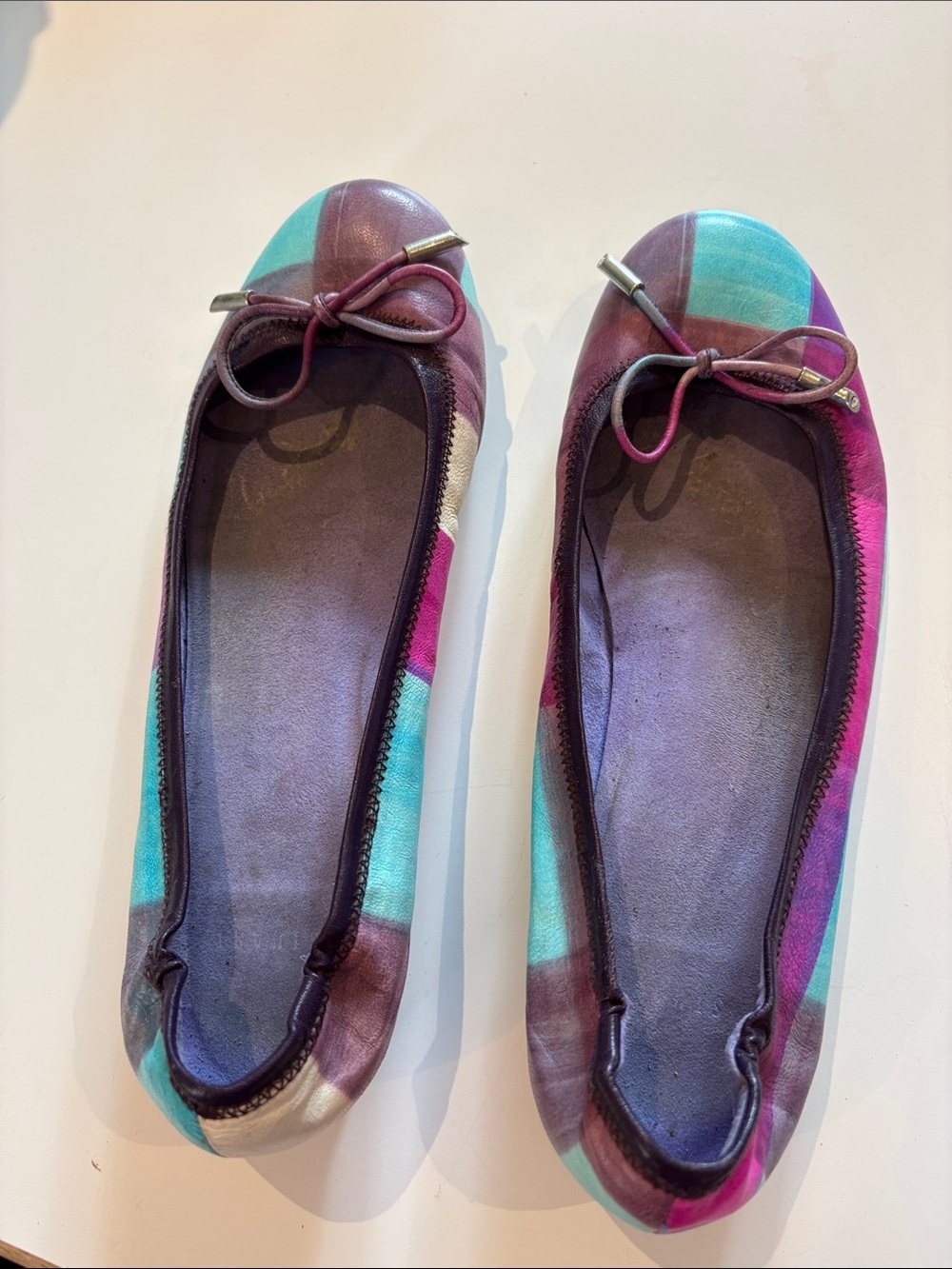 Women’s Multi-Color Patchwork Ballet Flats